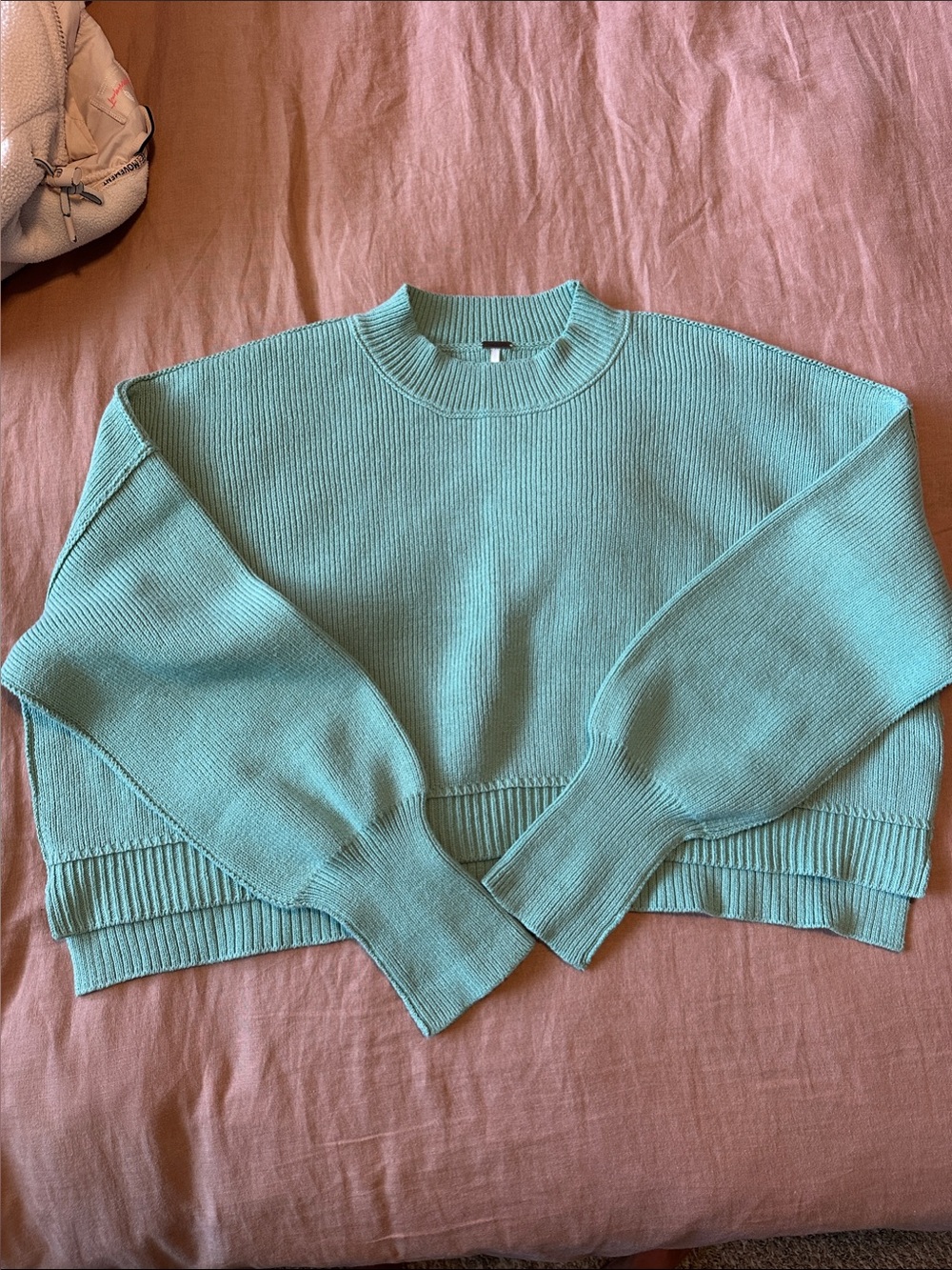 Free people easy street copped sweater